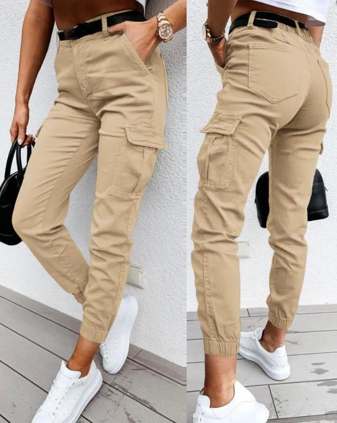 Lisbon Natural Fabric Cargo Pants